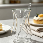 Double wall insulated glass cup